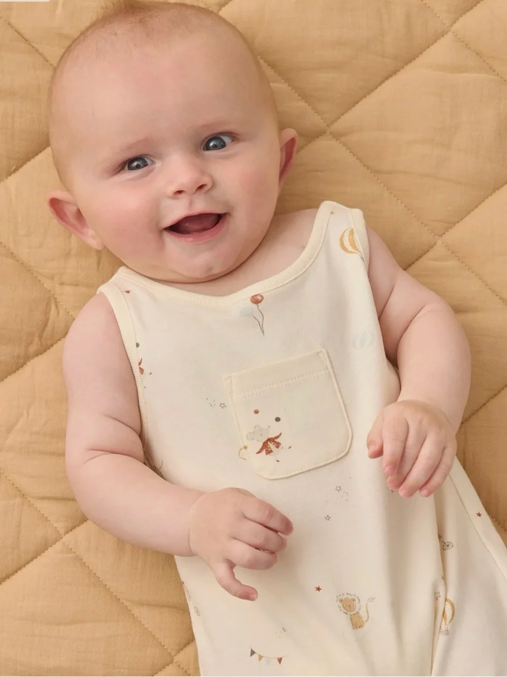 NWT Quincy Mae Sleeveless Romper